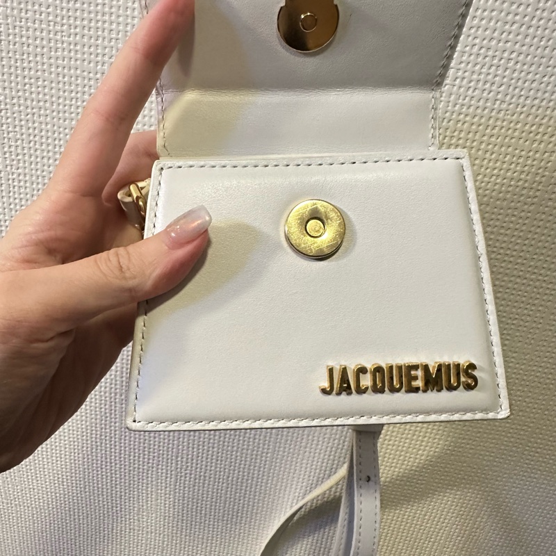 Jacquemus Le Chiquito 白色牛皮迷你手提包-7