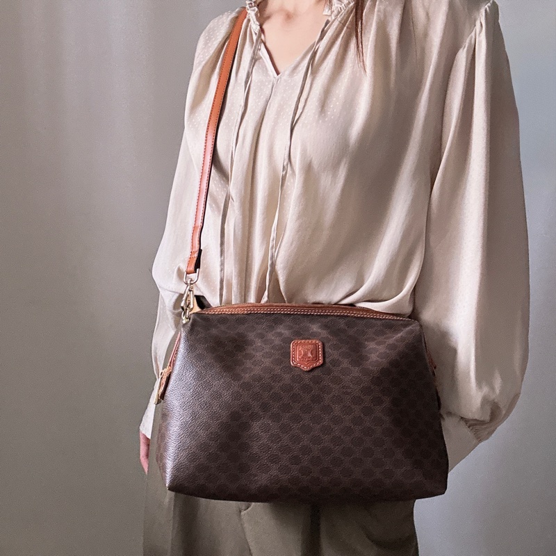 中古Celine雲朵包 腋下斜背包兩用 男女適用-1