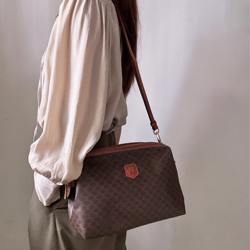 中古Celine雲朵包 腋下斜背包兩用 男女適用-2