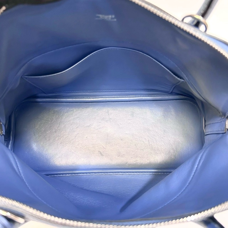 HERMES 愛馬仕R2瑪瑙藍TC皮BOLIDE 31 保齡球包-5