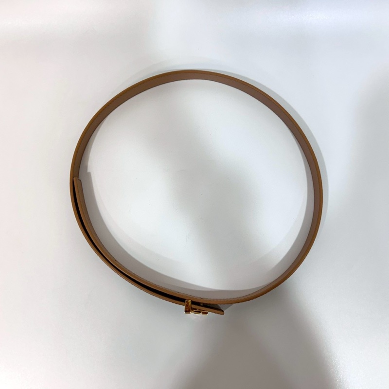 LV原花拚小牛皮金釦雙面皮帶 M0527V-4