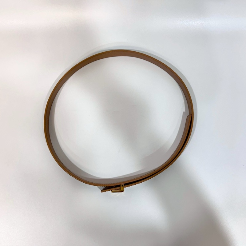 LV原花拚小牛皮金釦雙面皮帶 M0527V-5