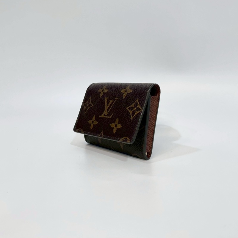 LV原花拚咖內裡下蓋卡包m62920-3
