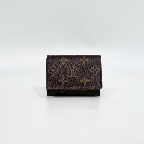 LV原花拚咖內裡下蓋卡包m62920