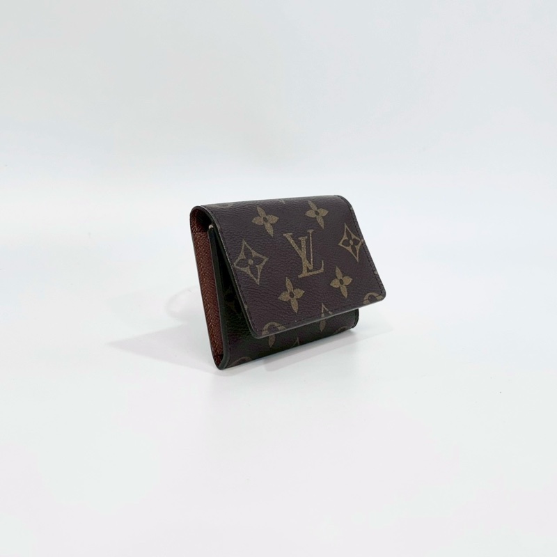 LV原花拚咖內裡下蓋卡包m62920-1