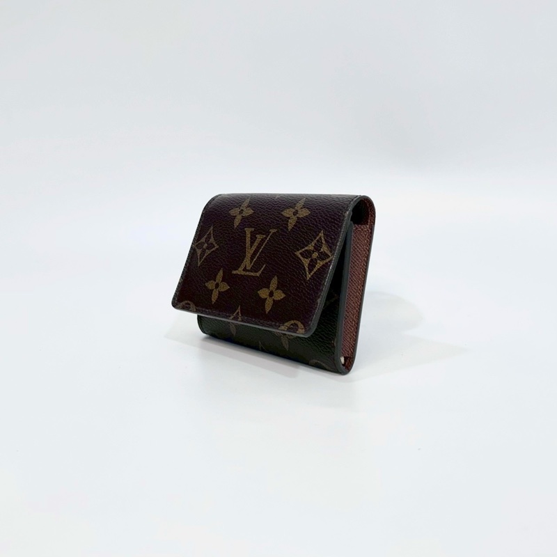 LV原花拚咖內裡下蓋卡包m62920-2
