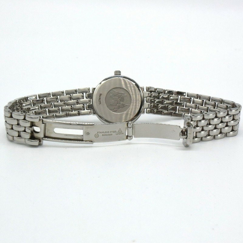 歐米茄碟飛系列 7574.31 石英電池驅動銀色女士腕錶-6