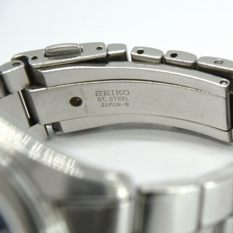 精工 Grand Seiko SBGX007/9F62-0A10 男士不鏽鋼石英錶，電池供電，黑色錶盤，銀/黑錶帶-6