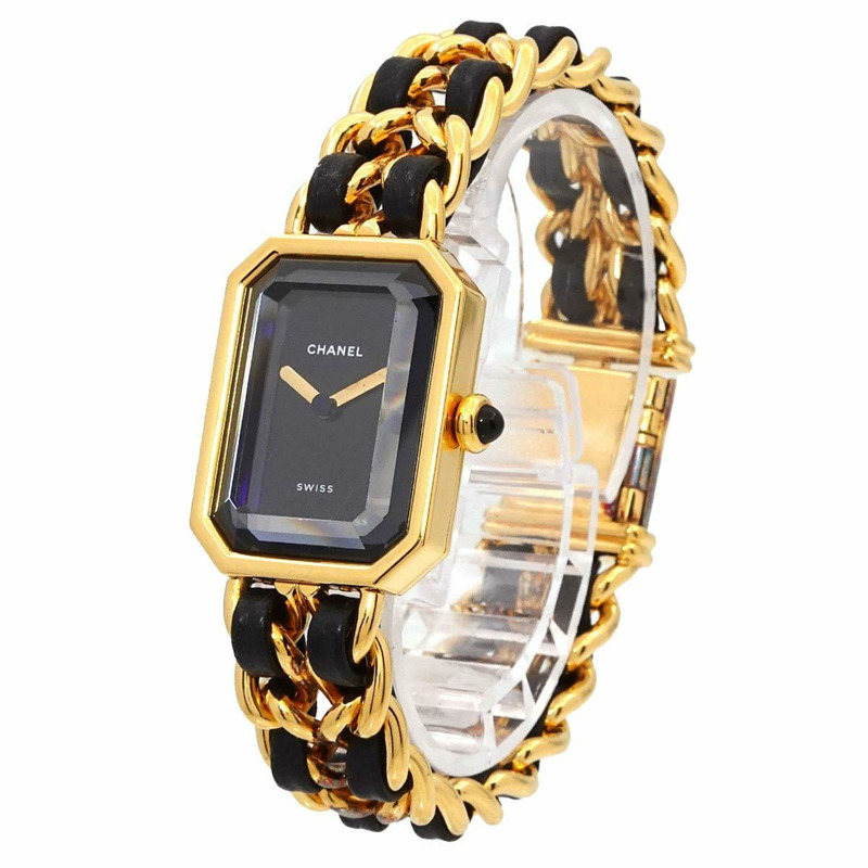 香奈兒 (CHANEL) Premiere 女士腕錶，M 碼，H0001，黑金配色，石英機芯-2