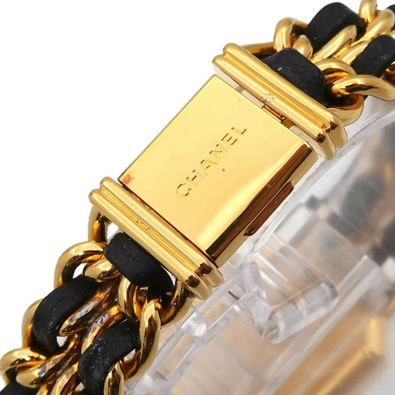 香奈兒 (CHANEL) Premiere 女士腕錶，M 碼，H0001，黑金配色，石英機芯-6