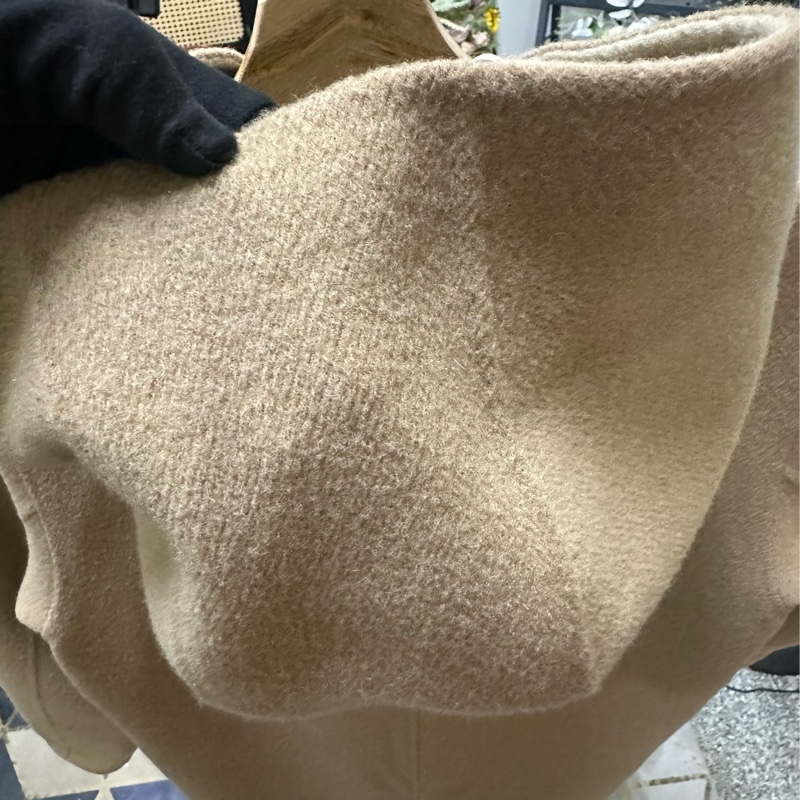 Burberry 羊毛駝色大衣-4