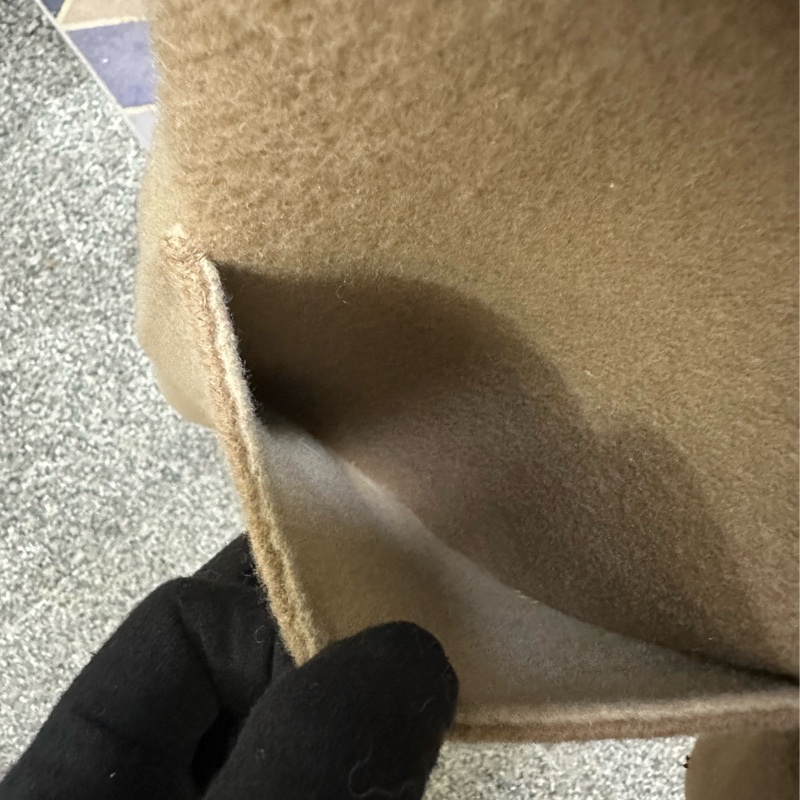 Burberry 羊毛駝色大衣-15