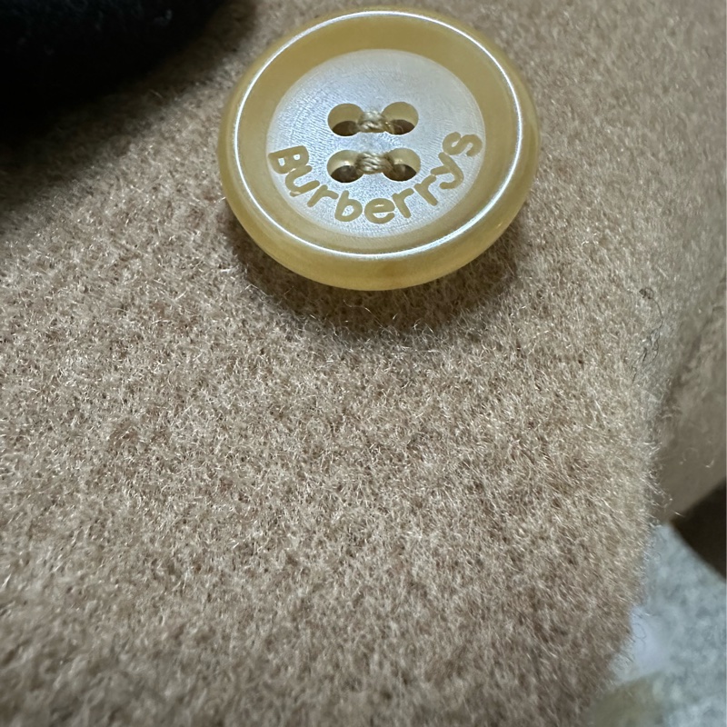 Burberry 羊毛駝色大衣-25