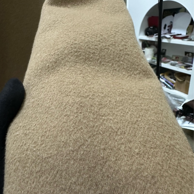 Burberry 羊毛駝色大衣-27