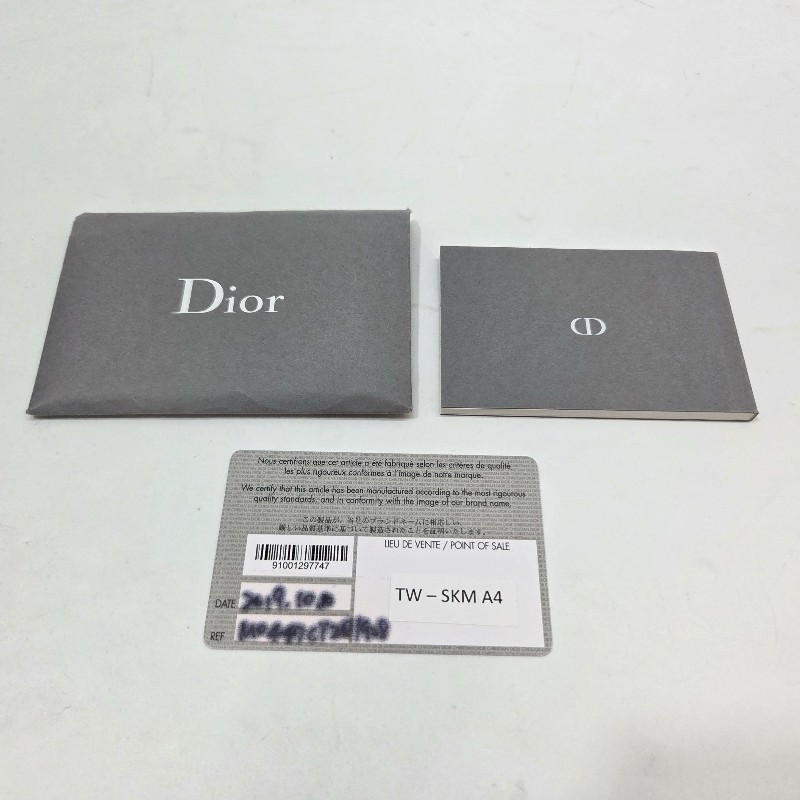 Dior 藍緹花布霧金釦Mini手提馬鞍包-10