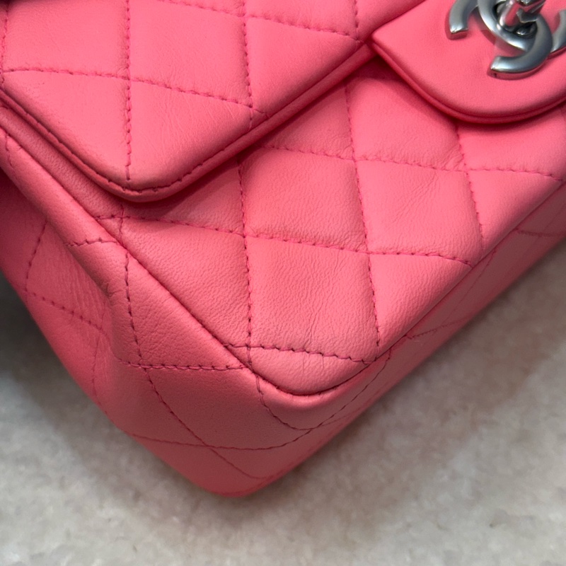 (2024年購證全配)Chanel coco20 粉色 ✨最新晶片款-8