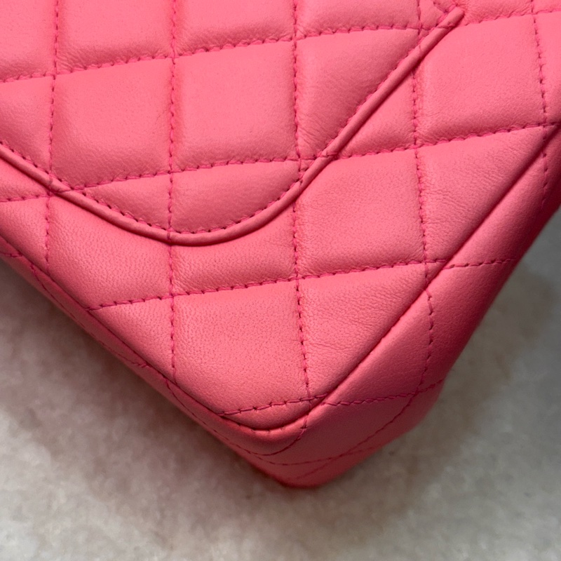 (2024年購證全配)Chanel coco20 粉色 ✨最新晶片款-9