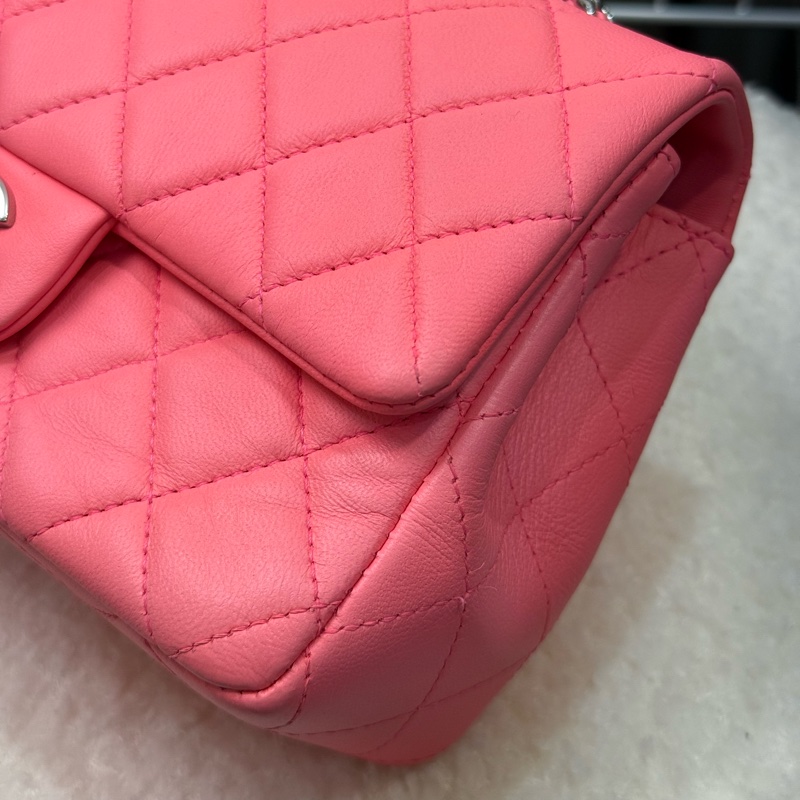 (2024年購證全配)Chanel coco20 粉色 ✨最新晶片款-13