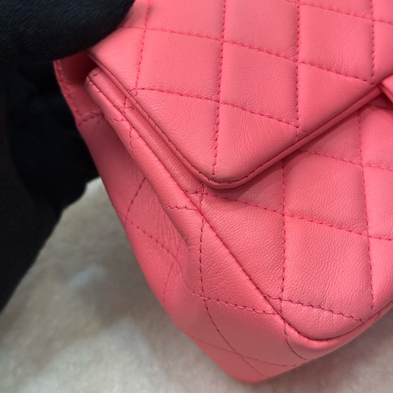 (2024年購證全配)Chanel coco20 粉色 ✨最新晶片款-14