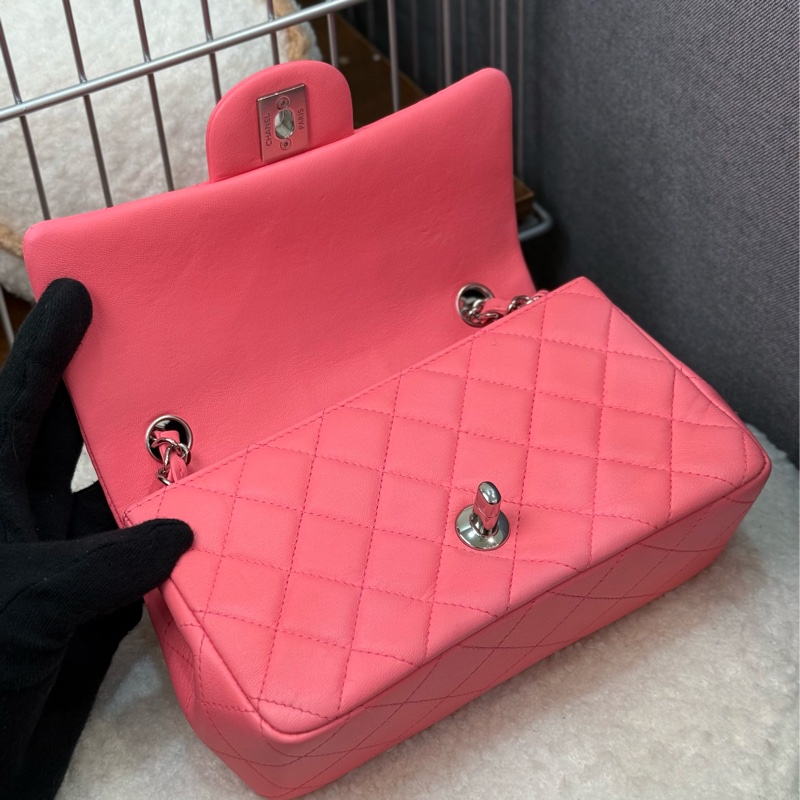 (2024年購證全配)Chanel coco20 粉色 ✨最新晶片款-15