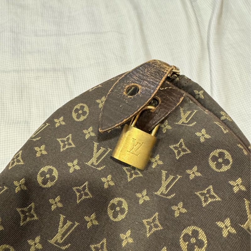 Louis Vuitton LV Speedy 30 深咖啡丹寧包-2