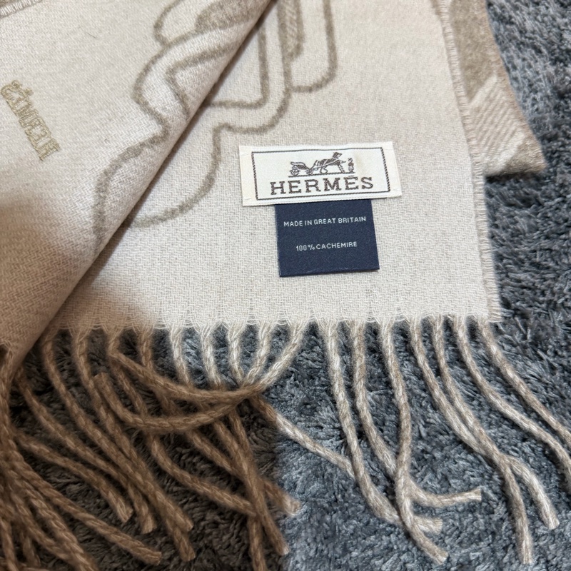 Hermes Tete-a-Tete Equestre 羊絨圍巾-4