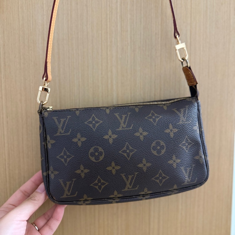 LV monogram Pochette 麻將包-1