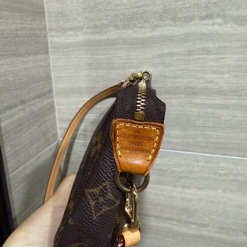 LV monogram Pochette 麻將包-5