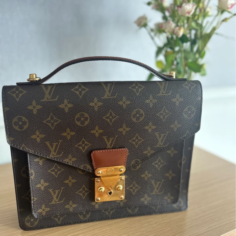 Louis Vuitton 老花蒙梭郵差包-10