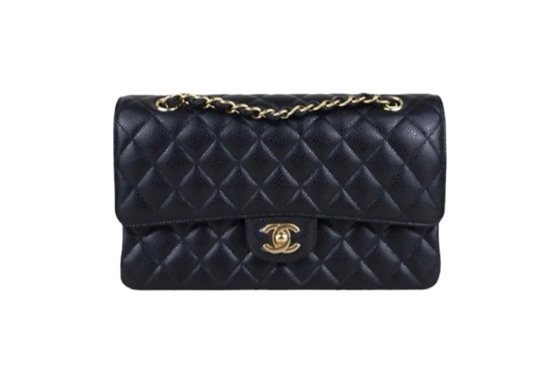 「JL精品代購」極新 Chanel cf25荔枝牛皮 全配-0