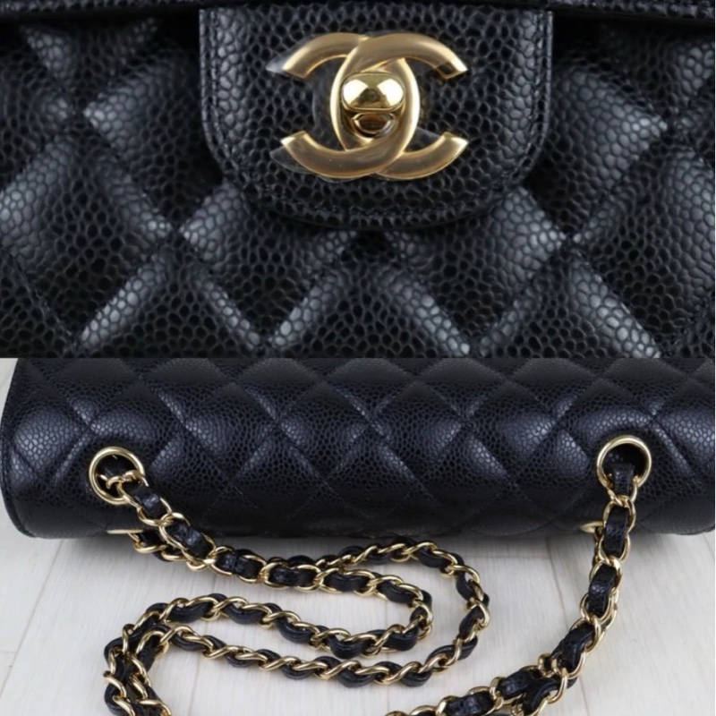 「JL精品代購」極新 Chanel cf25荔枝牛皮 全配-6