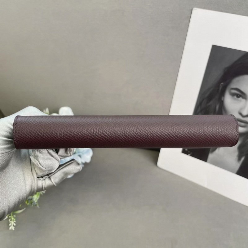 Hermes 愛馬仕 Clic16 E皮 馬鞍紅金扣 U刻-7