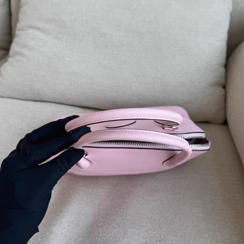 爱马仕 bolide 27 樱花粉银扣 X刻 S皮 99新现货-2