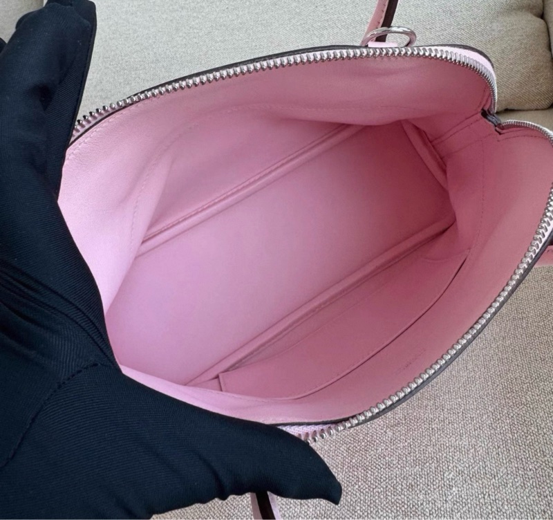 爱马仕 bolide 27 樱花粉银扣 X刻 S皮 99新现货-6