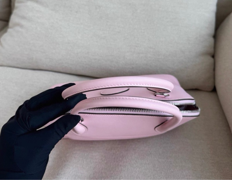 爱马仕 bolide 27 樱花粉银扣 X刻 S皮 99新现货-7