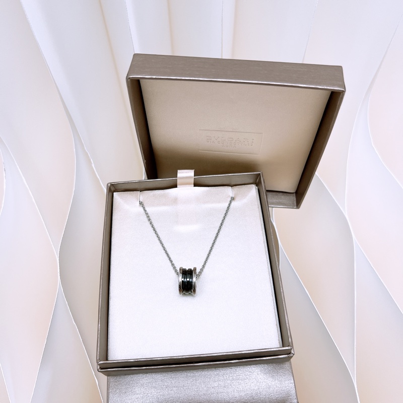 Bvlgari b.zero1 黑銀項鍊 慈善款-0