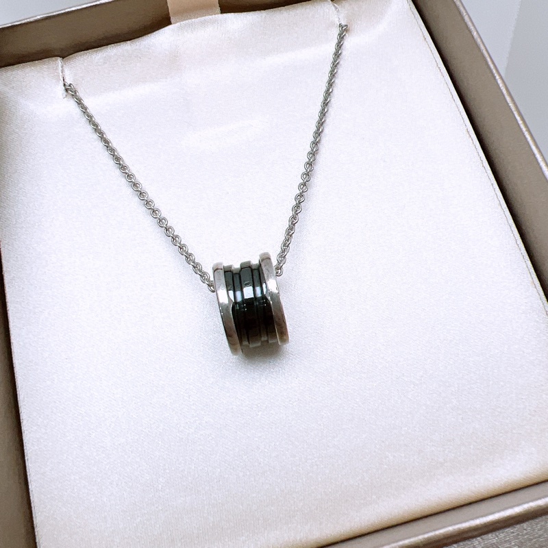 Bvlgari b.zero1 黑銀項鍊 慈善款-1