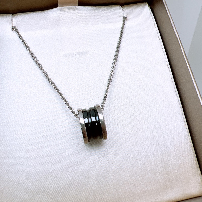 Bvlgari b.zero1 黑銀項鍊 慈善款-3