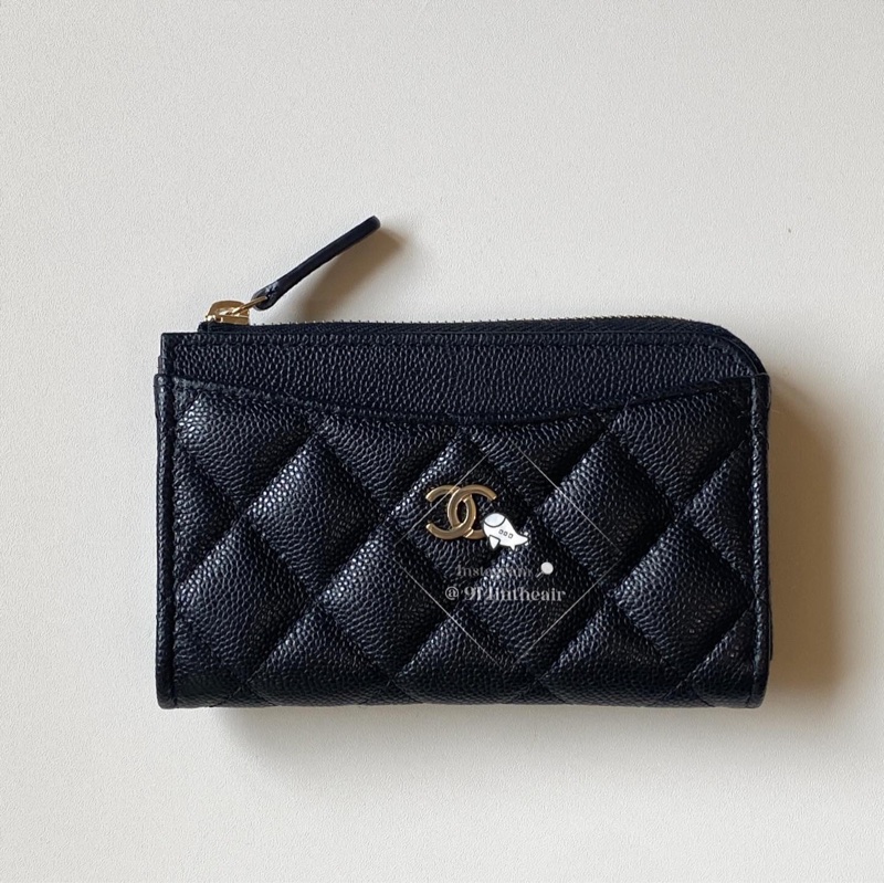 『全新全配』Chanel L型卡包零錢包-0