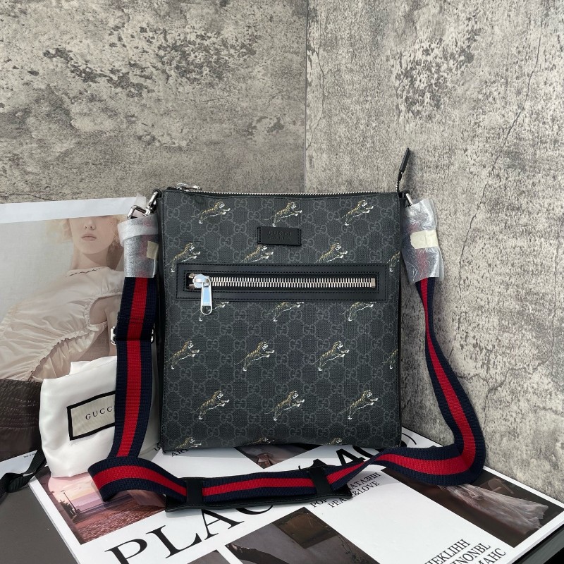 Gucci 老虎老花經典斜背包-3