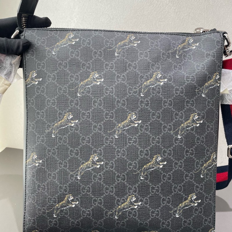 Gucci 老虎老花經典斜背包-7