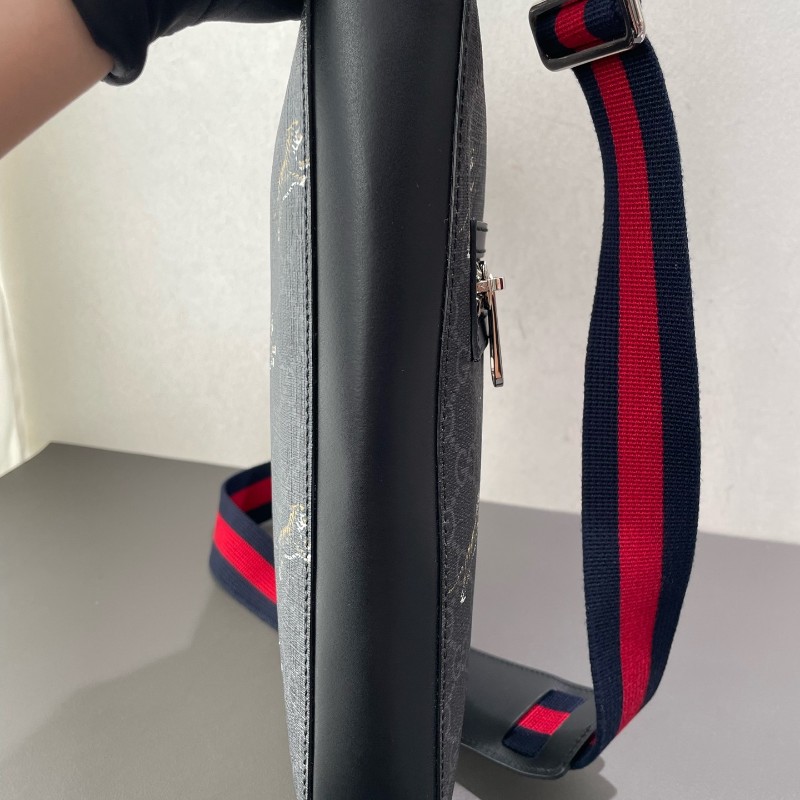 Gucci 老虎老花經典斜背包-9