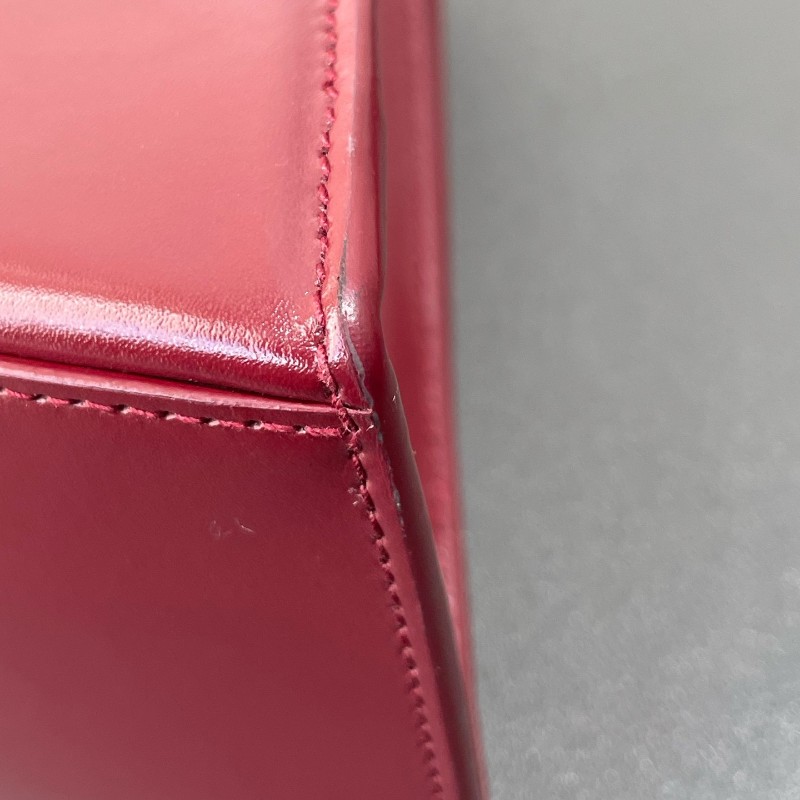 Balenciaga hourglass 沙漏 紅色中號 肩背包-15