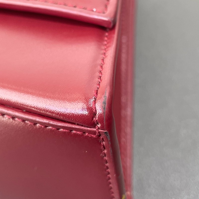 Balenciaga hourglass 沙漏 紅色中號 肩背包-16