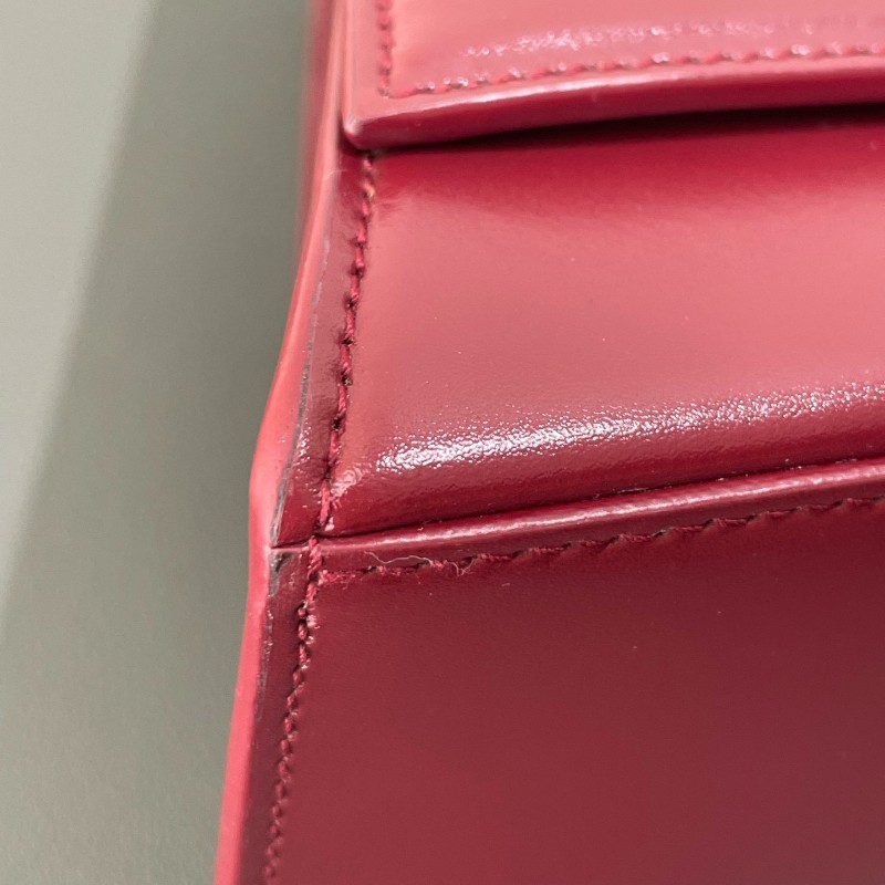 Balenciaga hourglass 沙漏 紅色中號 肩背包-17