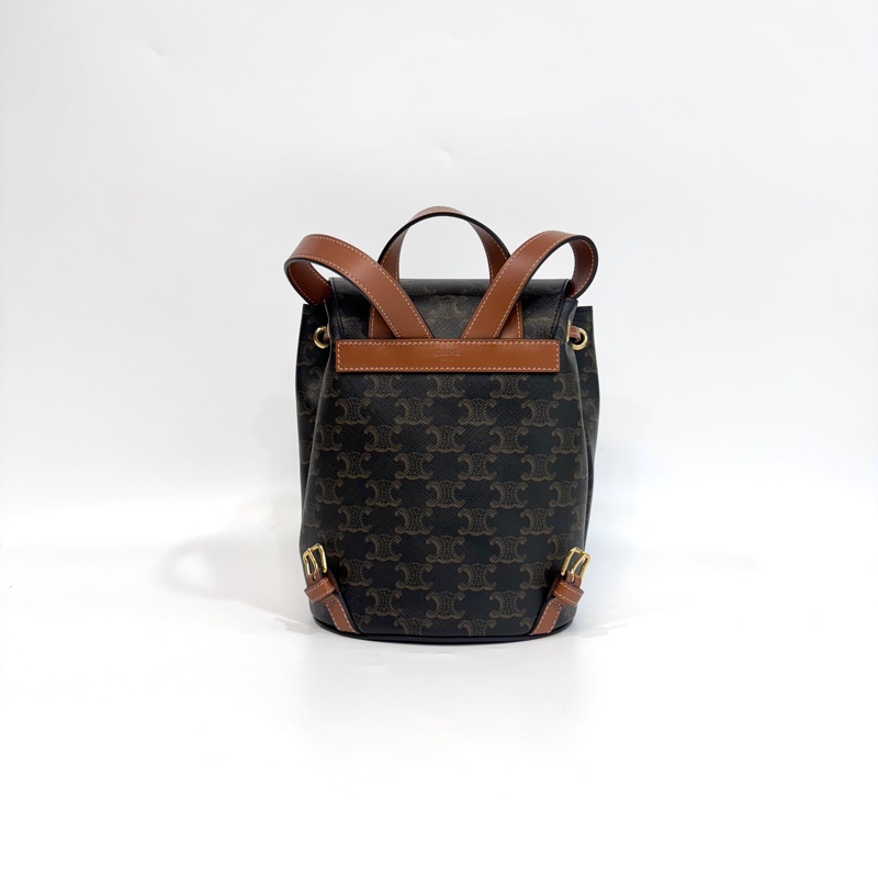 Celine原花金釦Bonnie後背包 118702CAS.04LU-3