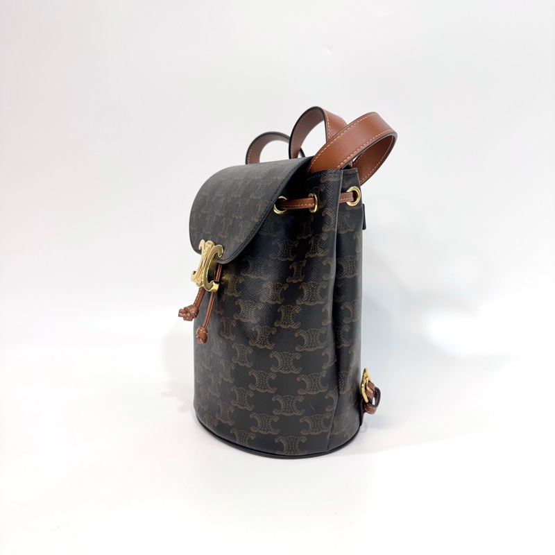 Celine原花金釦Bonnie後背包 118702CAS.04LU-4