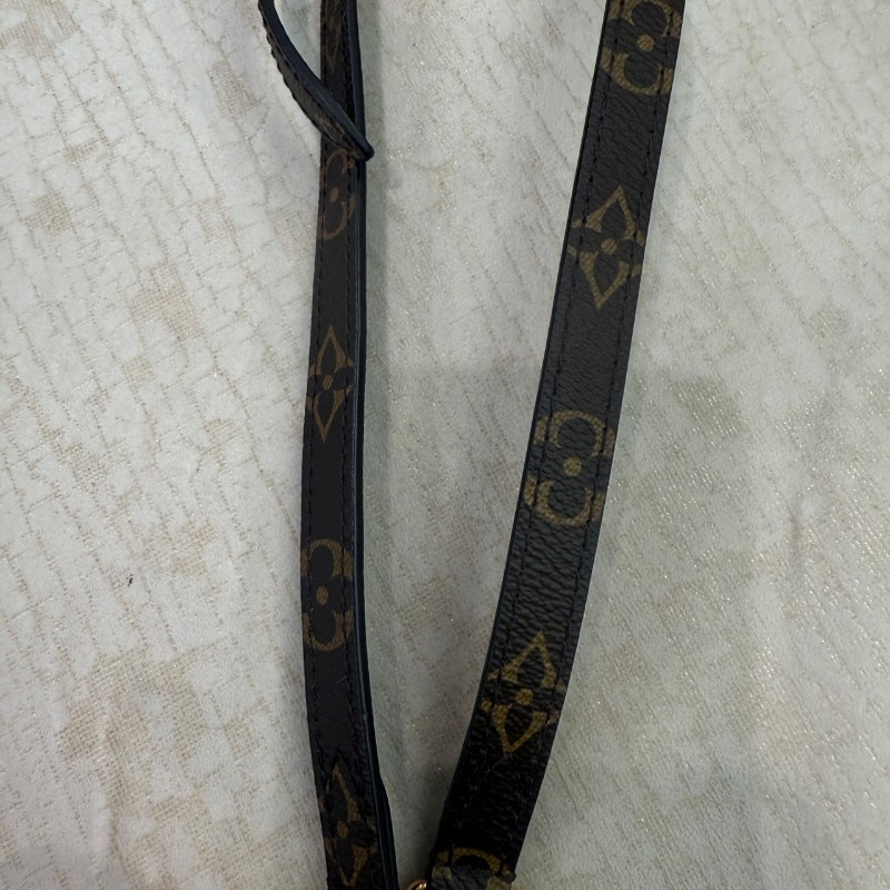 LV Marignan老花拼奶茶色鎖頭郵差包-18