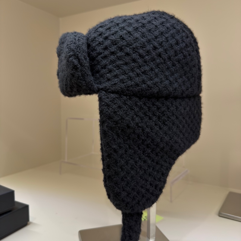 Chanel 黑色飛行帽 🖤全新/盒子/緞帶/花🖤🩶-4