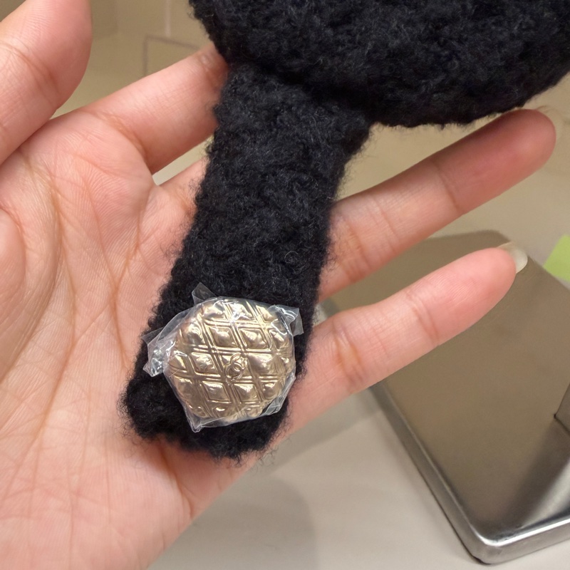 Chanel 黑色飛行帽 🖤全新/盒子/緞帶/花🖤🩶-6